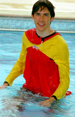 lifeguard in uniform anorak