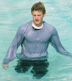 pool sweatshirt wet