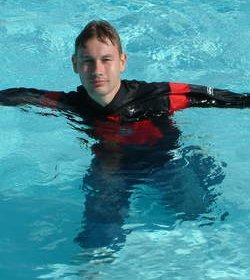 Swimming Training in Clothes
