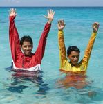 RESCUES, SIGNALS, 2 ARMS MEANS ALL CLEAR
Both hands in the air is the ALL CLEAR signal 2