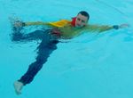 SWIM STROKES, SIDESTROKE, 2 KICK OUT
Kick out with your legs apart for side stroke 4